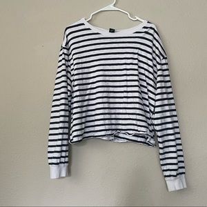 Target striped crop top